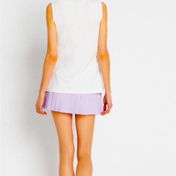 Tory Sport Pleated-Hem Skirt - Picture 4 of 4